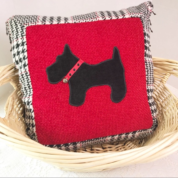 unbranded Other - Scottish Terrier Dog Throw Pillow - 17” X 17”